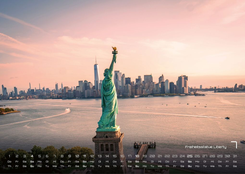 Weitere Ansicht: USA - eine Reise durch die Vereinigten Staaten - dem Land der unbegrenzten Möglichkeiten - 2027 - Kalender DIN A3
