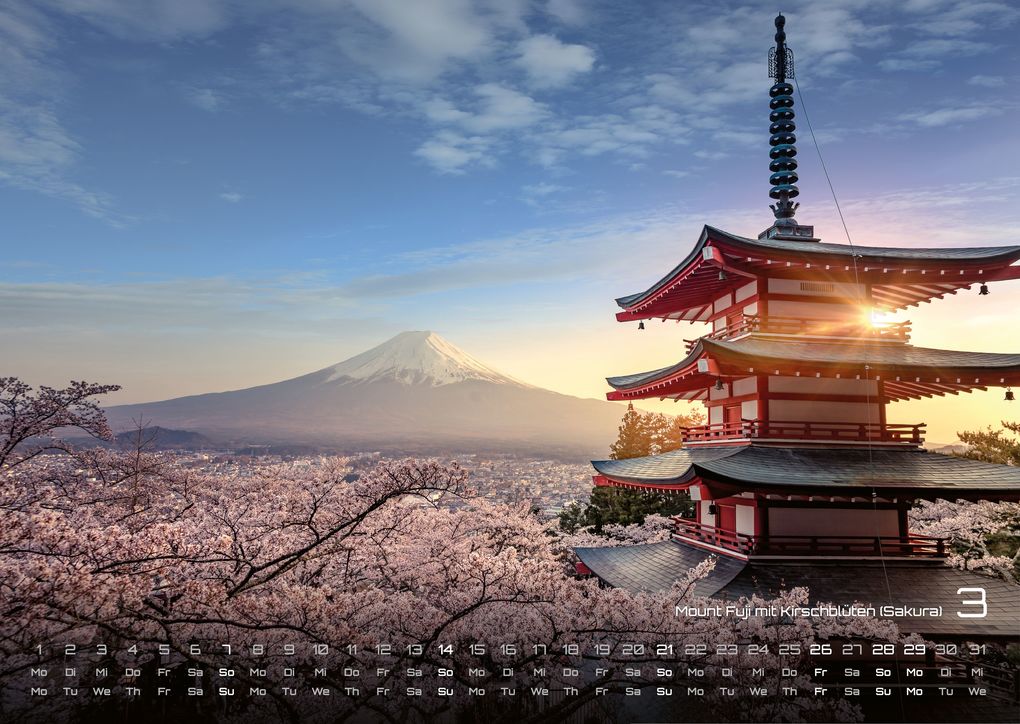 Weitere Ansicht: Japan - Im Land der aufgehenden Sonne - 2027 - Kalender DIN A3