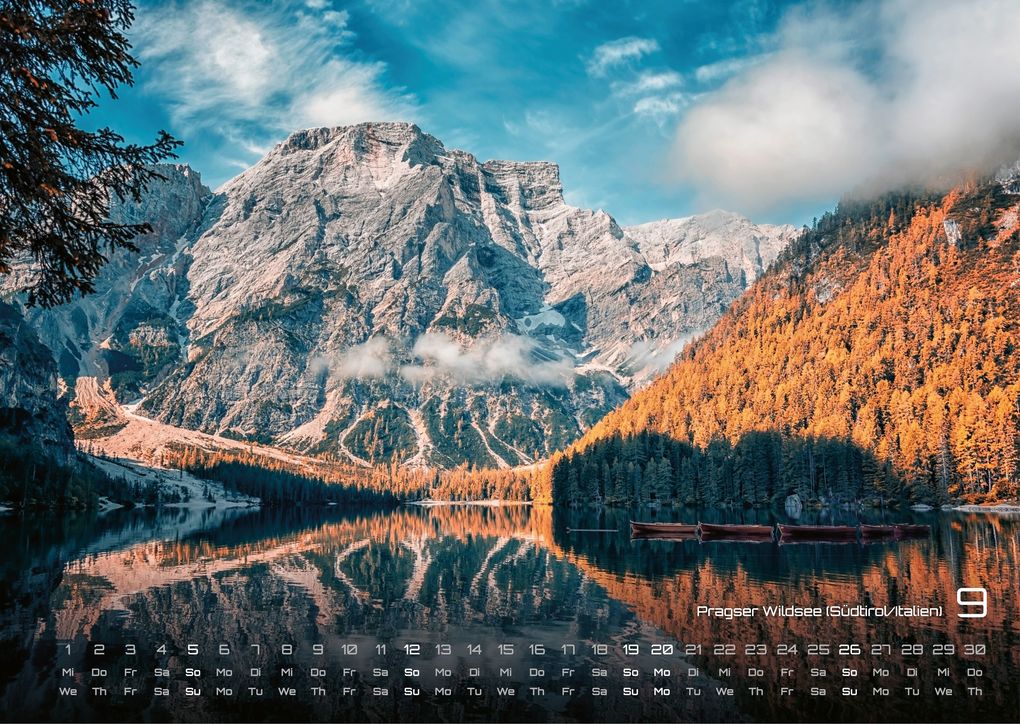 Weitere Ansicht: Die Alpen - dem Himmel so nah - 2027 - Kalender DIN A3