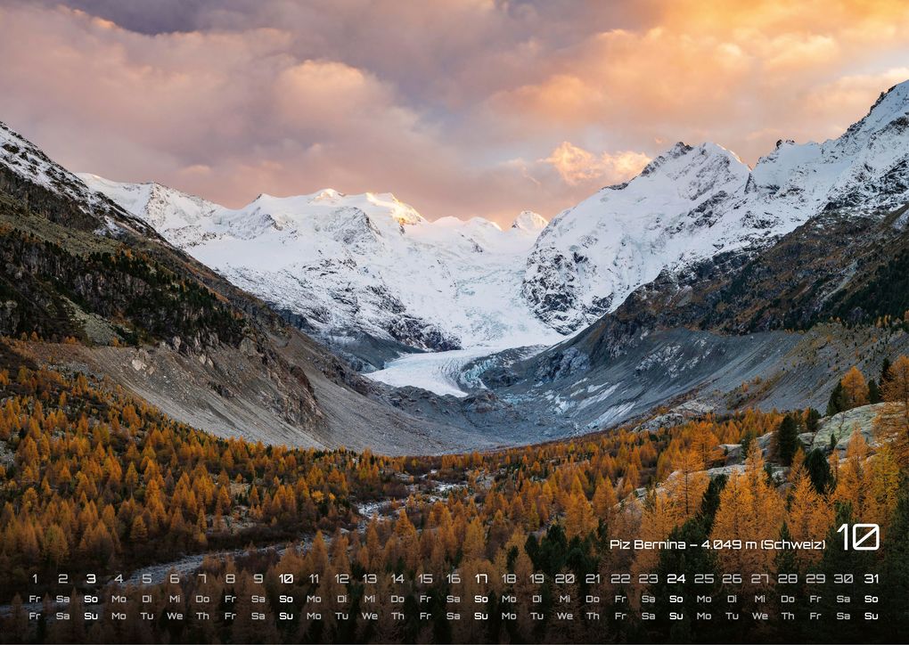 Weitere Ansicht: Die Alpen - dem Himmel so nah - 2027 - Kalender DIN A3