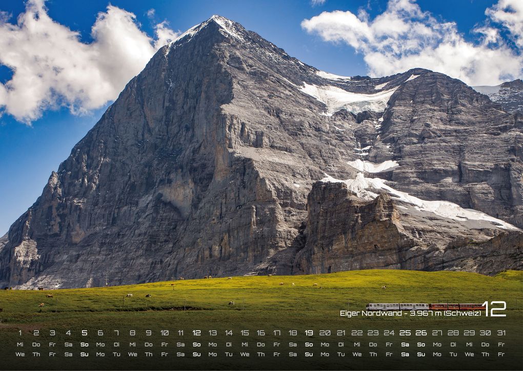 Weitere Ansicht: Die Alpen - dem Himmel so nah - 2027 - Kalender DIN A3