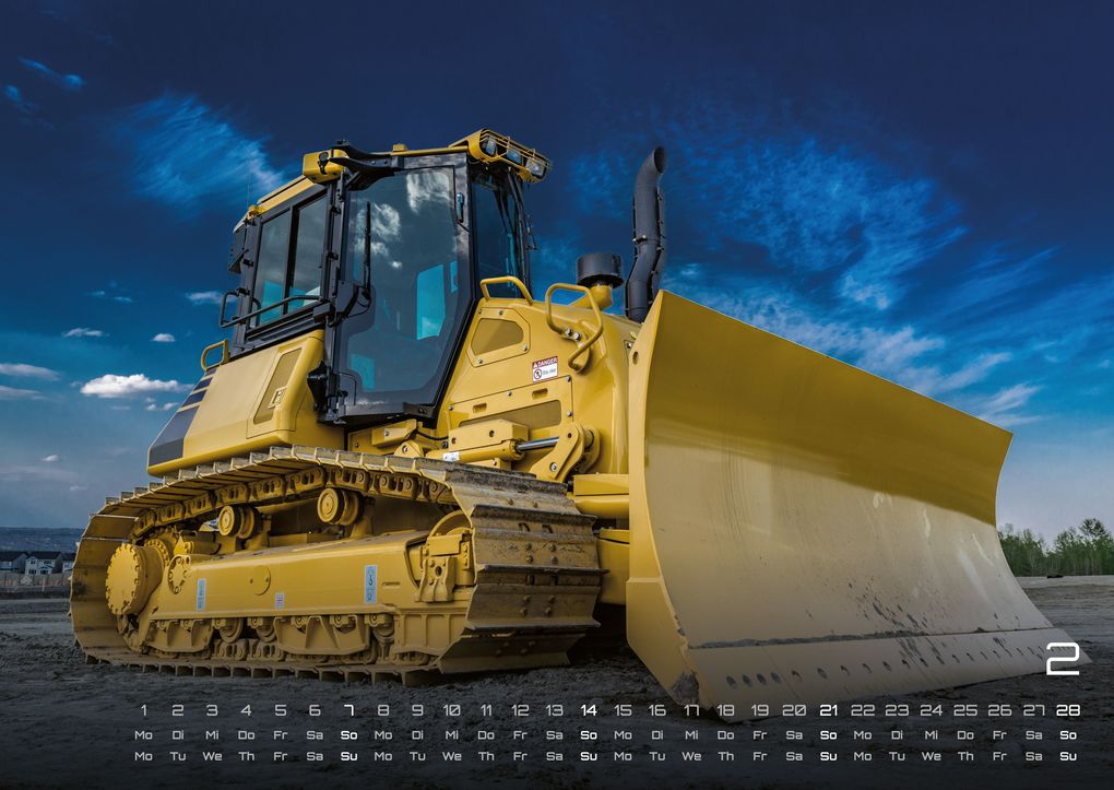 Weitere Ansicht: Baumaschinen - gigantische Bauhelfer - 2027 - Kalender DIN A2