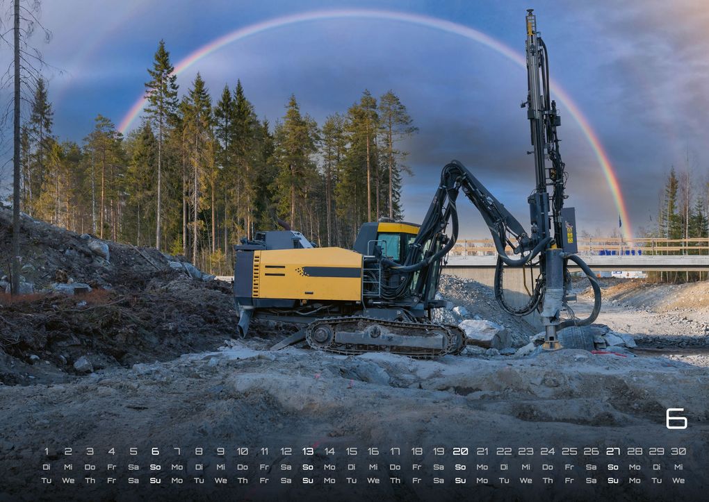 Weitere Ansicht: Baumaschinen - gigantische Bauhelfer - 2027 - Kalender DIN A2