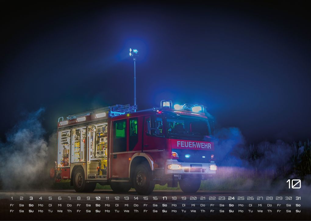Weitere Ansicht: FIREFIGHTER - Retter in der Not - Feuerwehr - 2027 - Kalender DIN A3