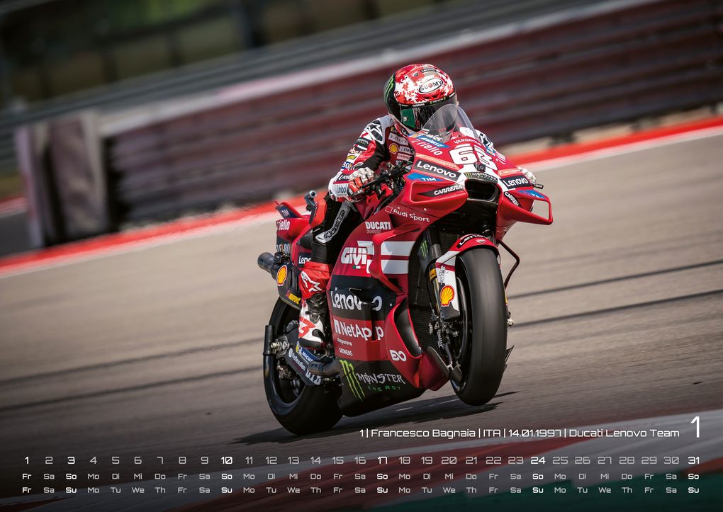 Weitere Ansicht: Motorrad Grand Prix 2027 - Kalender | MotoGP DIN A2