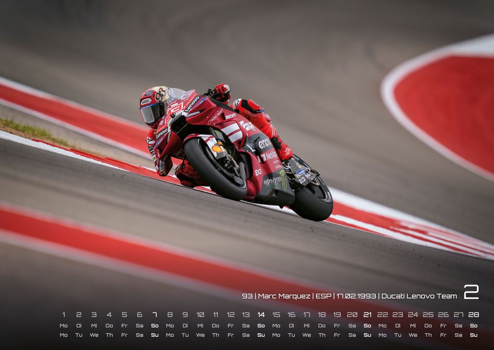 Weitere Ansicht: Motorrad Grand Prix 2027 - Kalender | MotoGP DIN A2