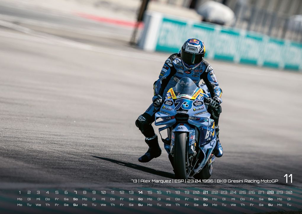 Weitere Ansicht: Motorrad Grand Prix 2027 - Kalender | MotoGP DIN A2