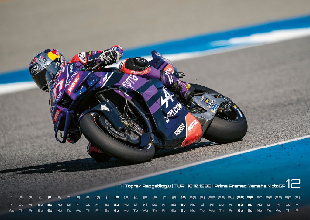Weitere Ansicht: Motorrad Grand Prix 2027 - Kalender | MotoGP DIN A2