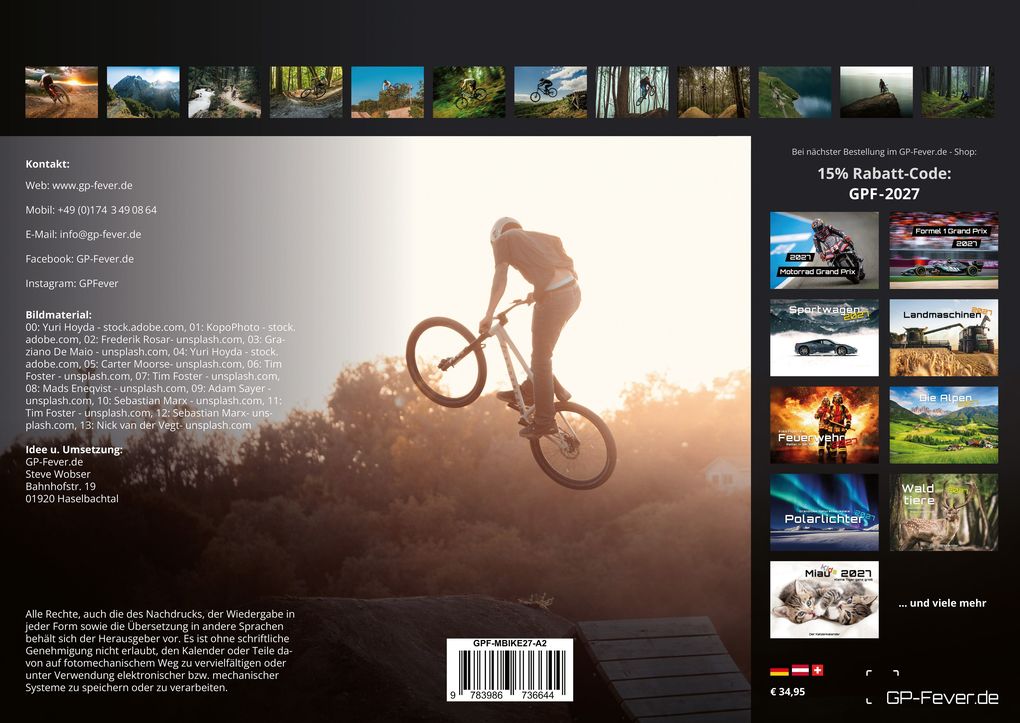 Weitere Ansicht: MTB | Mountainbike - 2027 - Kalender DIN A2