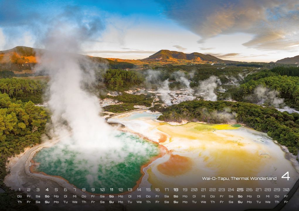 Weitere Ansicht: Neuseeland - Das Land der langen weißen Wolke - 2027 - Kalender DIN A2