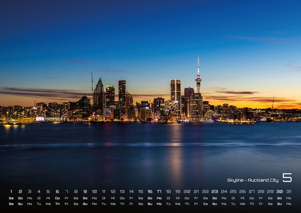 Weitere Ansicht: Neuseeland - Das Land der langen weißen Wolke - 2027 - Kalender DIN A2