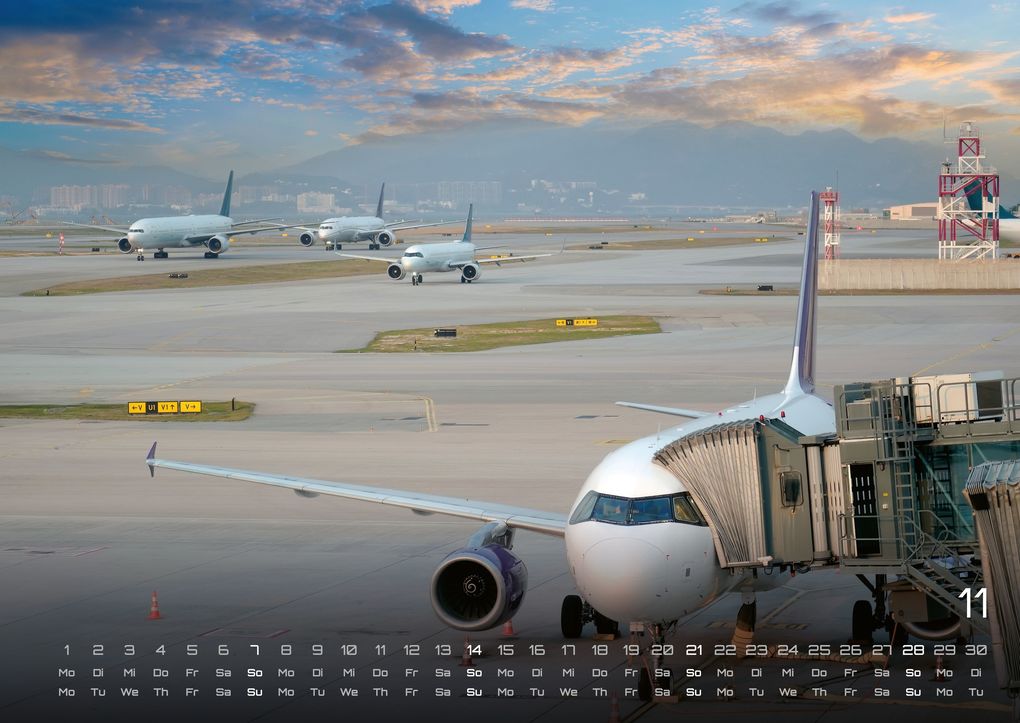 Weitere Ansicht: Planes - Über den Wolken - Flugzeuge - 2027 - Kalender DIN A2