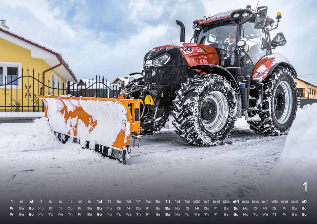 Weitere Ansicht: Landmaschinen - Traktor - 2027 - Kalender DIN A2