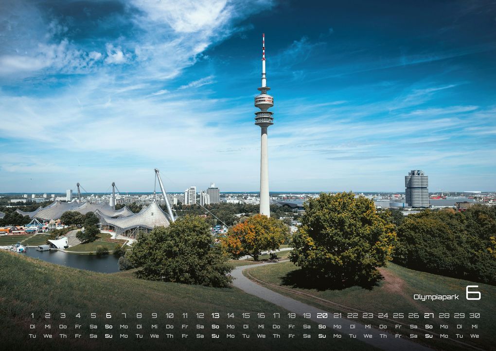 Weitere Ansicht: München - Zwischen Alpenblick und Altstadtflair - 2027 - Kalender DIN A2
