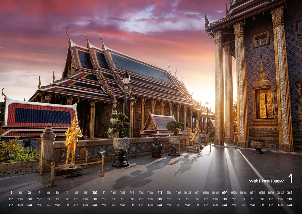 Weitere Ansicht: Thailand - Land of Smiles - 2027 - Kalender DIN A2