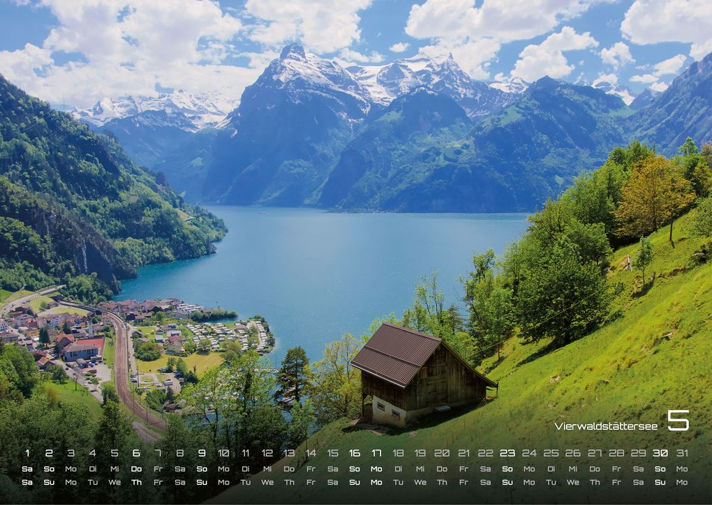 Weitere Ansicht: Schweiz - 2027 - Kalender DIN A3