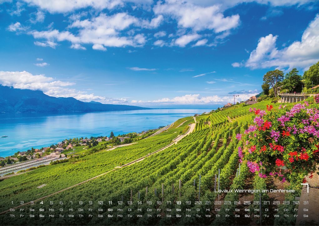Weitere Ansicht: Schweiz - 2027 - Kalender DIN A3