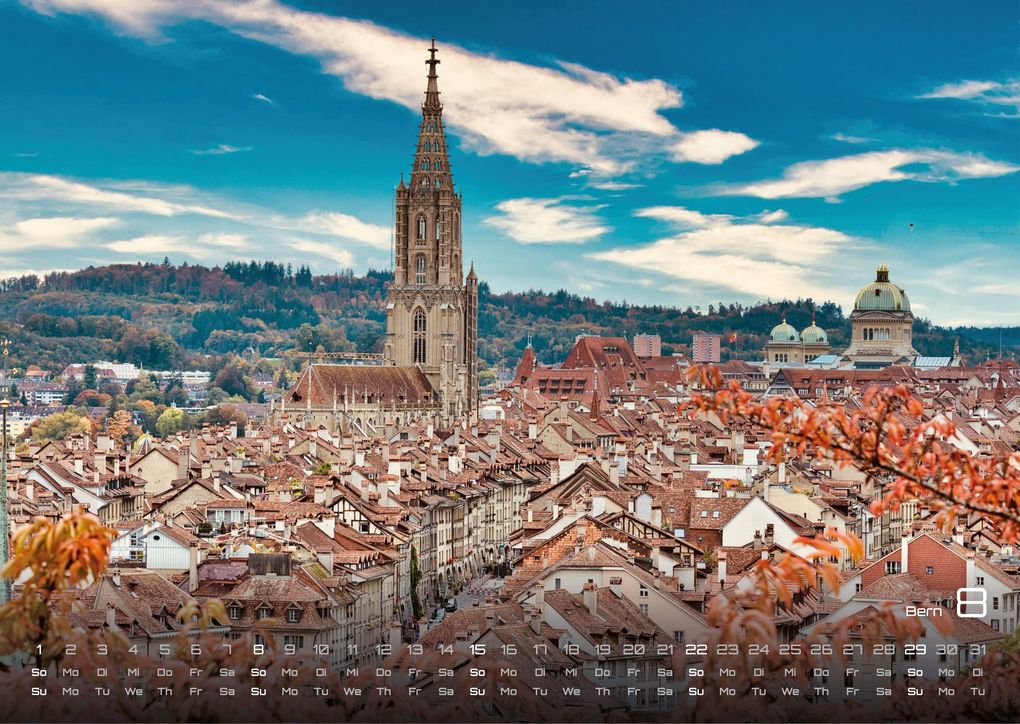 Weitere Ansicht: Schweiz - 2027 - Kalender DIN A3