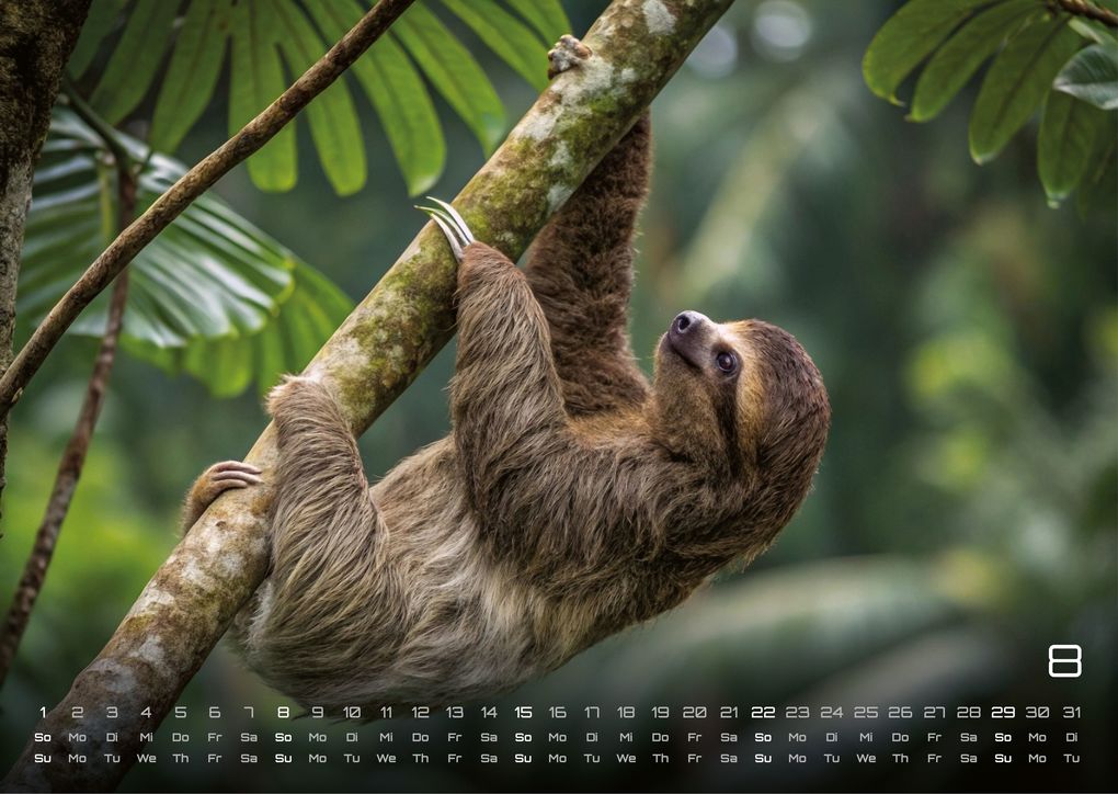 Weitere Ansicht: Faultiere - Chill mal! - 2027 - Kalender DIN A3