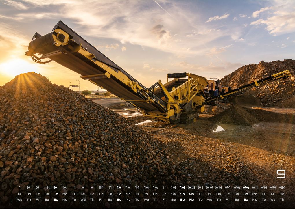 Weitere Ansicht: Baumaschinen - gigantische Bauhelfer - 2027 - Kalender DIN A3