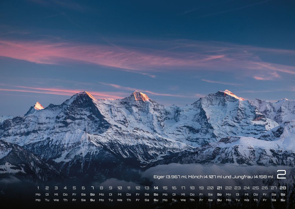 Weitere Ansicht: Schweiz - 2027 - Kalender DIN A2