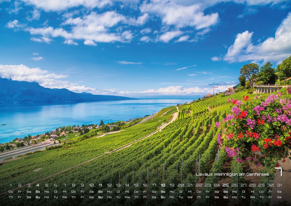Weitere Ansicht: Schweiz - 2027 - Kalender DIN A2
