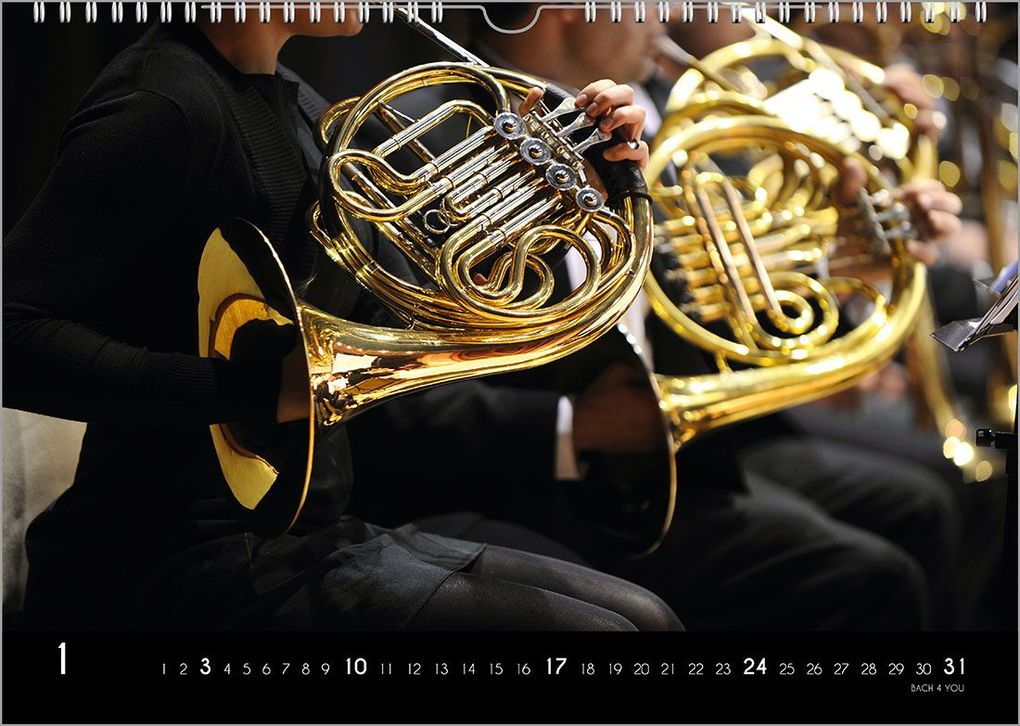 Weitere Ansicht: Der Kalender für Klassik-Musik-Freunde, ein Musik-Kalender, 2027, DIN A4 | Peter Bach jr.