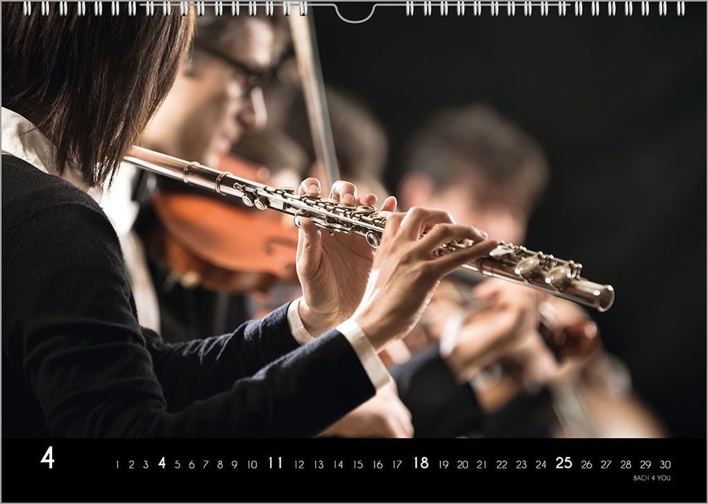 Weitere Ansicht: Der Kalender für Klassik-Musik-Freunde, ein Musik-Kalender, 2027, DIN A4 | Peter Bach jr.
