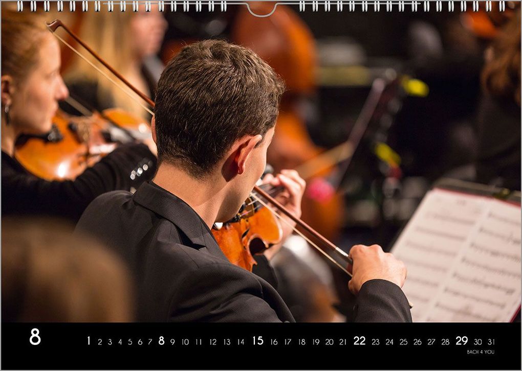 Weitere Ansicht: Der Kalender für Klassik-Musik-Freunde, ein Musik-Kalender, 2027, DIN A4 | Peter Bach jr.