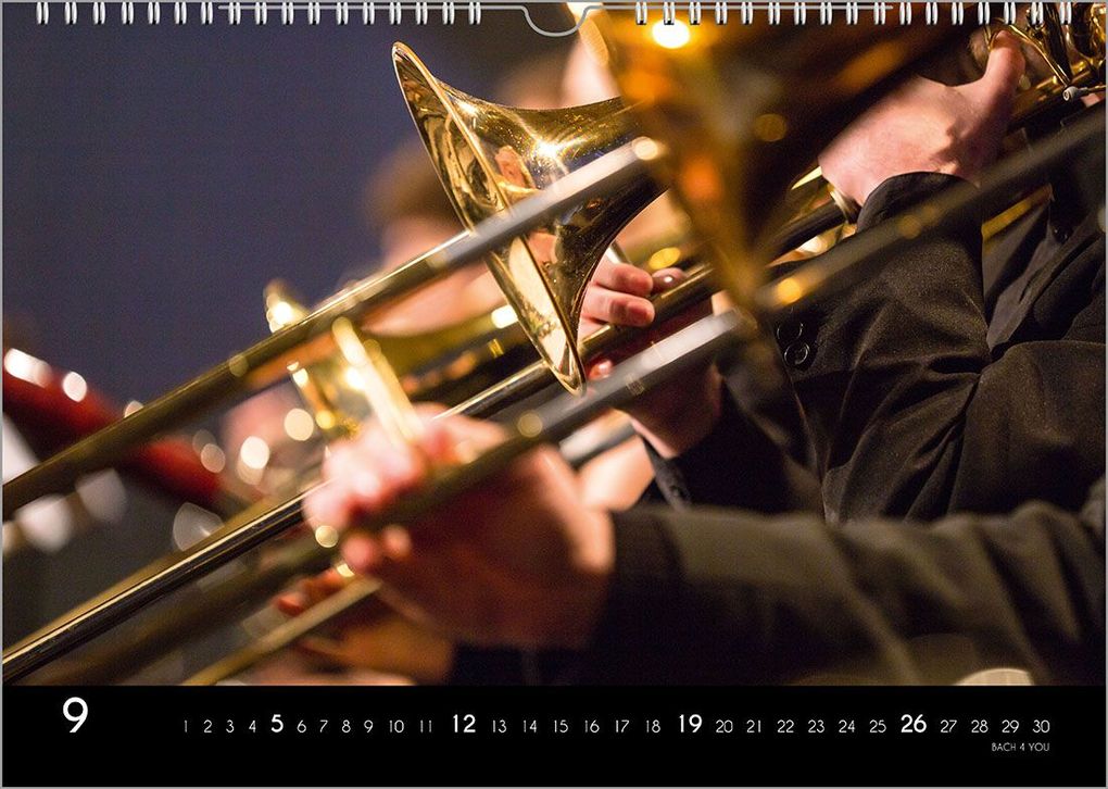 Weitere Ansicht: Der Kalender für Klassik-Musik-Freunde, ein Musik-Kalender, 2027, DIN A4 | Peter Bach jr.