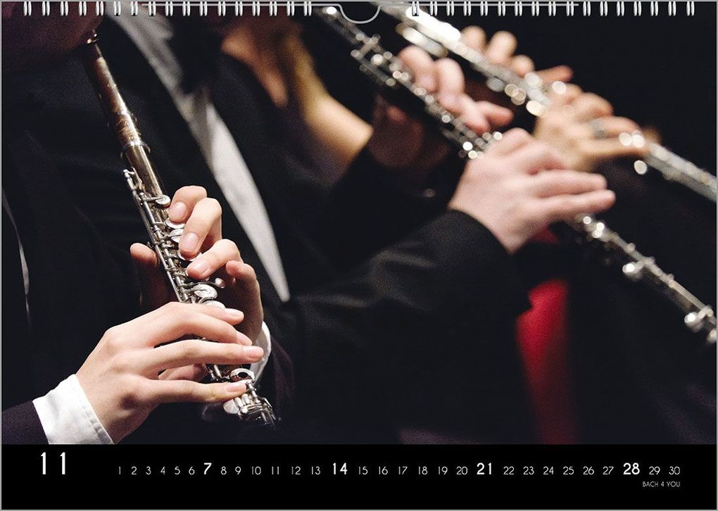 Weitere Ansicht: Der Kalender für Klassik-Musik-Freunde, ein Musik-Kalender, 2027, DIN A4 | Peter Bach jr.