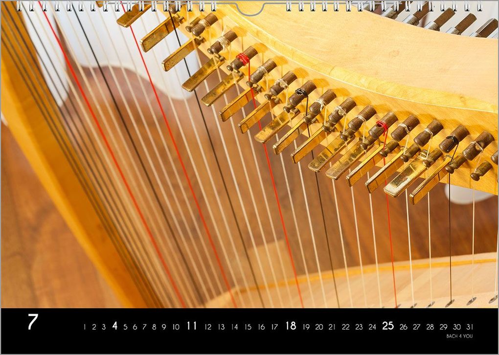 Weitere Ansicht: Musikinstrumente, ein Musik-Kalender 2027, DIN A3 | Peter Bach jr.