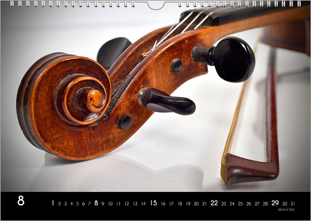 Weitere Ansicht: Musikinstrumente, ein Musik-Kalender 2027, DIN A3 | Peter Bach jr.