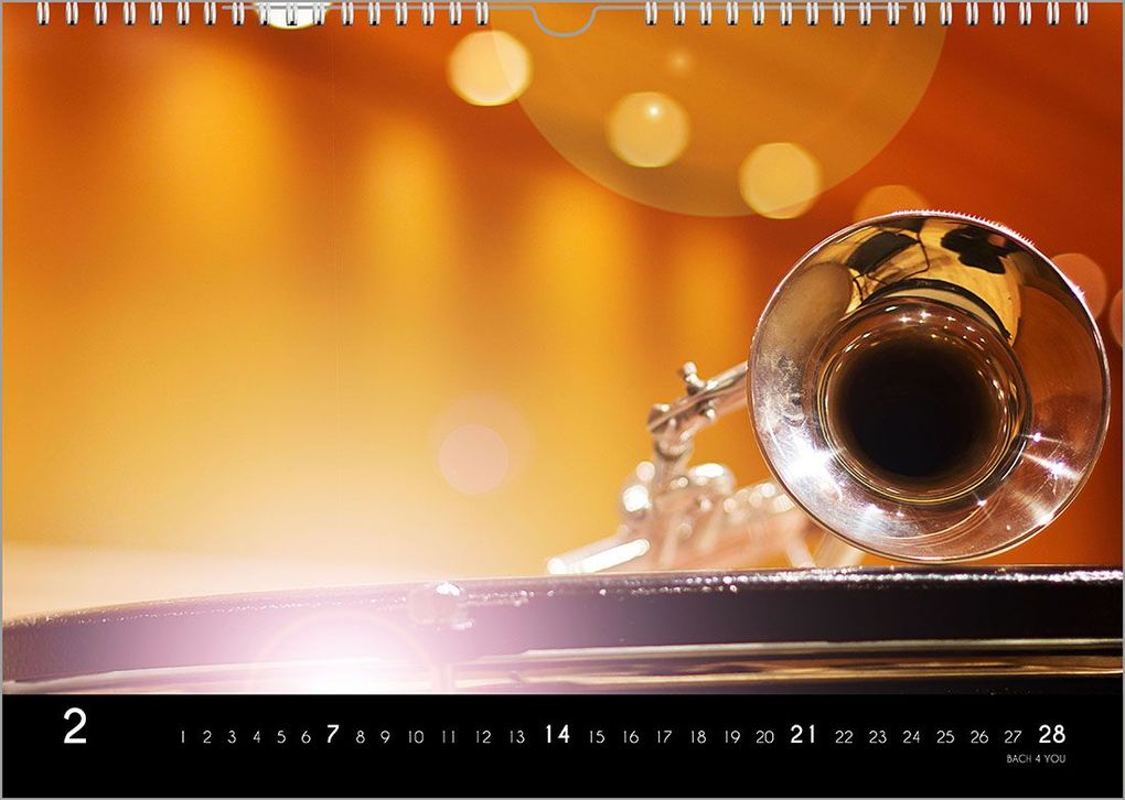 Weitere Ansicht: Musikinstrumente, ein Musik-Kalender 2027, DIN A4 | Peter Bach jr.