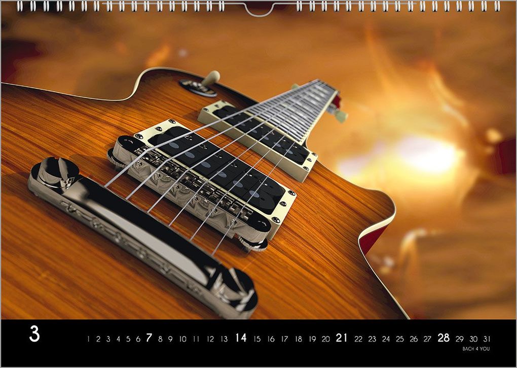 Weitere Ansicht: Musikinstrumente, ein Musik-Kalender 2027, DIN A4 | Peter Bach jr.