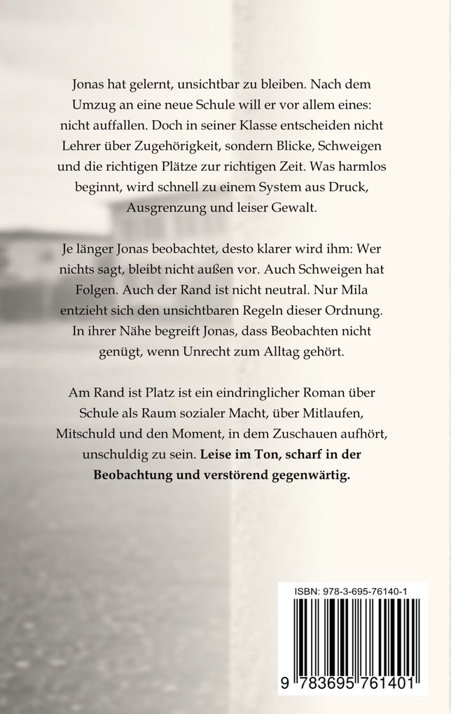 Weitere Ansicht: Am Rand ist Platz | Benjamin Bay