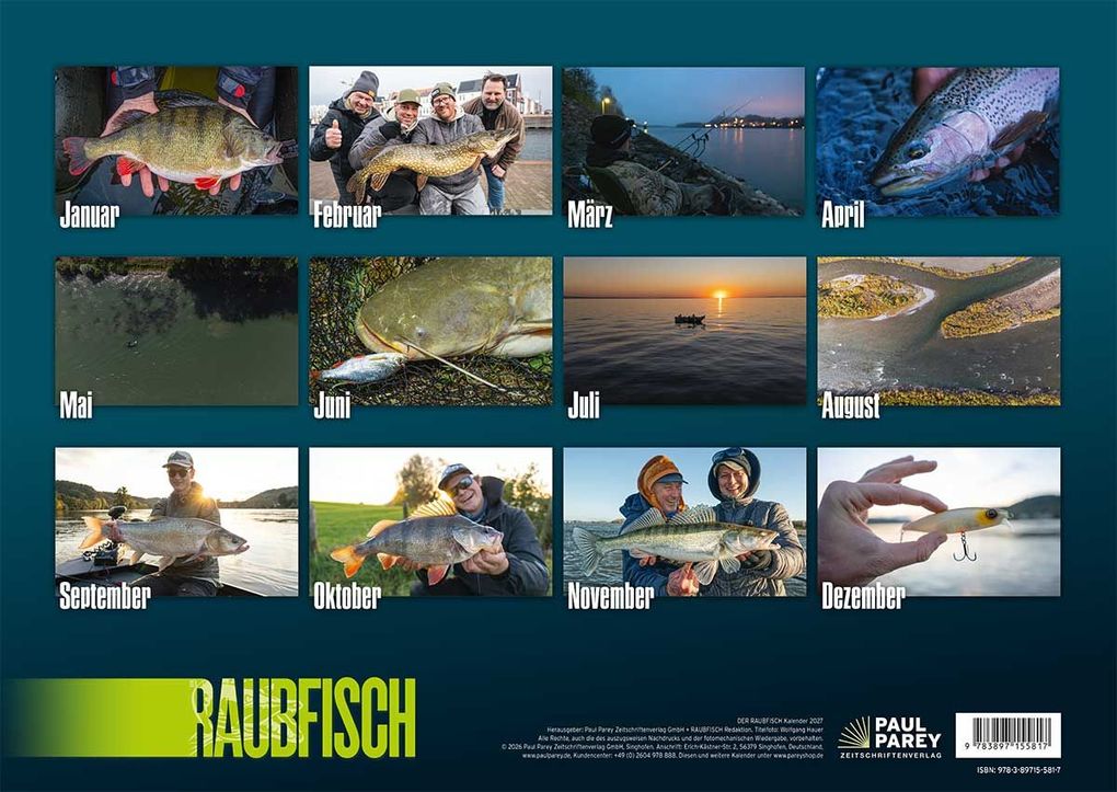 Weitere Ansicht: RAUBFISCH Edition: Kalender 2027