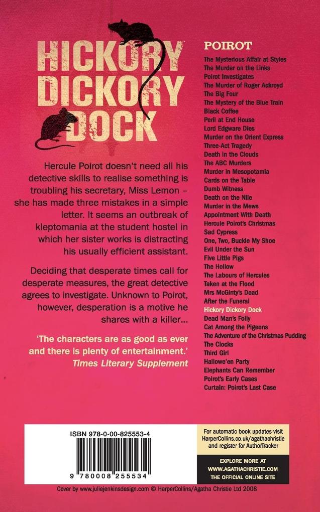 Weitere Ansicht: Hickory Dickory Dock | Agatha Christie