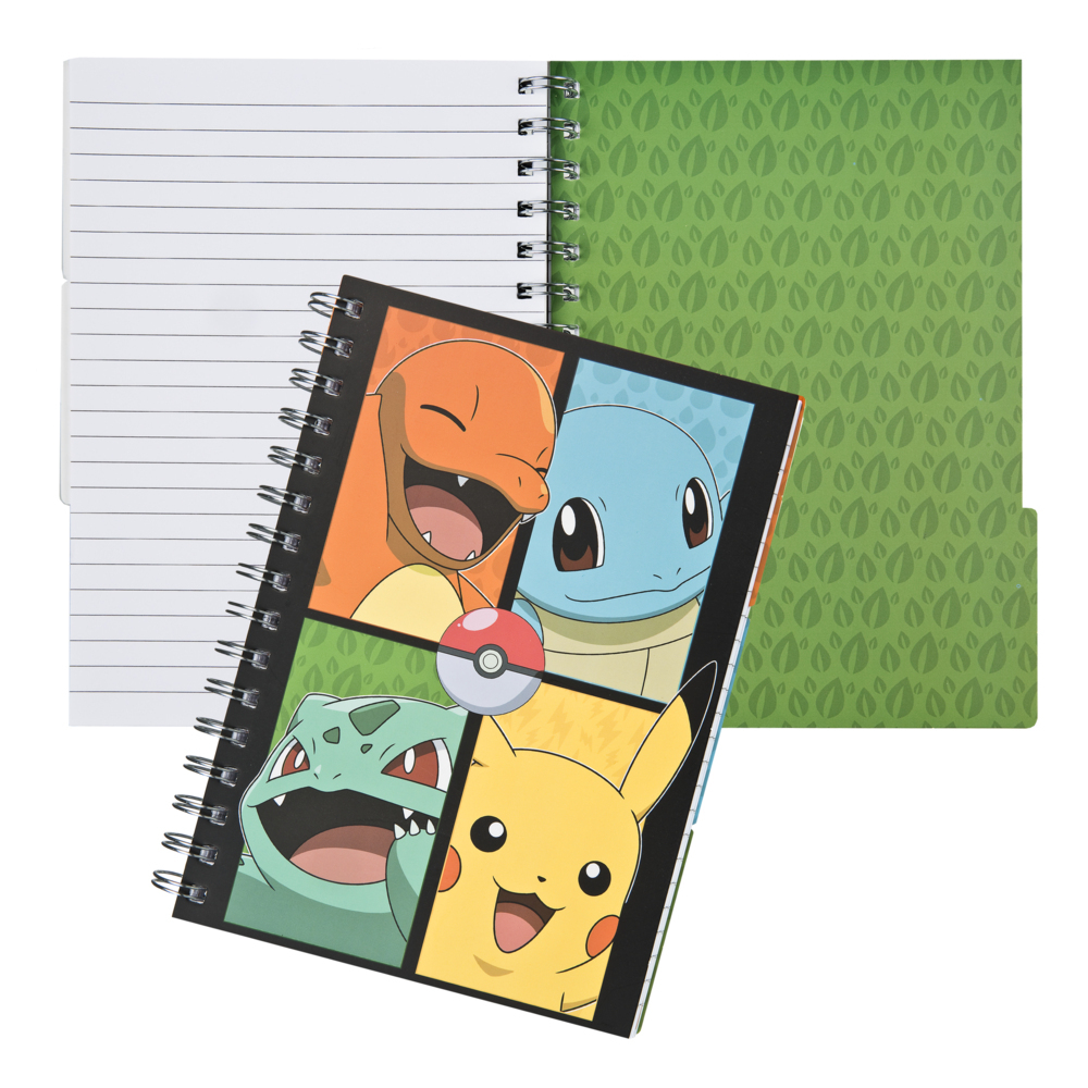 Weitere Ansicht: Pokemon Spiralnoitzbuch mit 3 Register