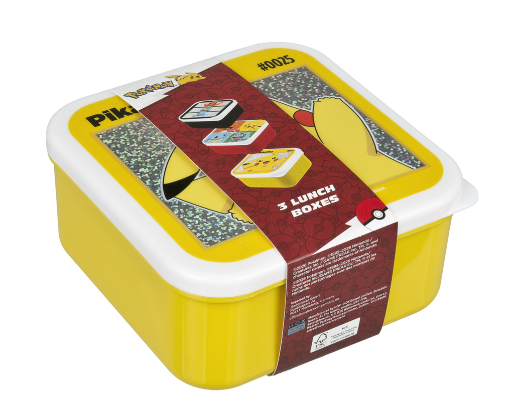 Weitere Ansicht: Pokemon Brotdosen 3er Set