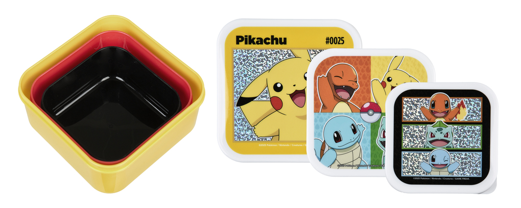 Weitere Ansicht: Pokemon Brotdosen 3er Set