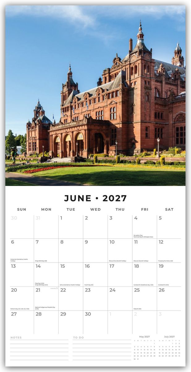 Weitere Ansicht: Scotland - Schottland 2027 - 16-Monatskalender | Robin Red