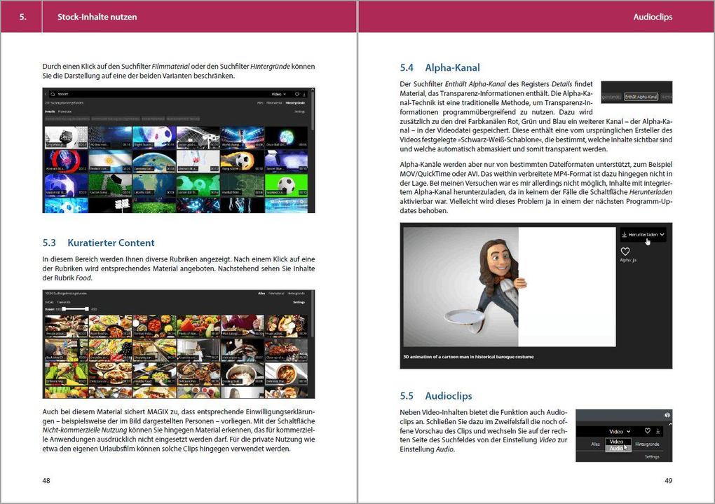 Weitere Ansicht: MAGIX Video deluxe 2026 / 2027 - Das Buch zur Software. Die besten Tipps und Tricks. | Martin Quedenbaum
