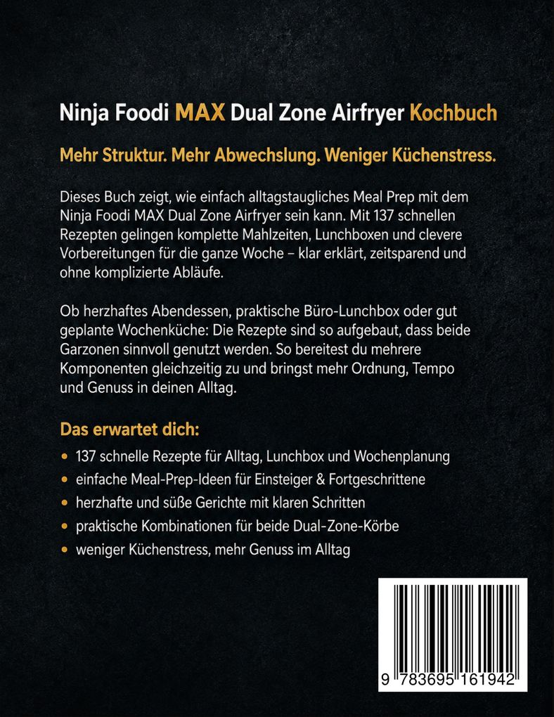 Weitere Ansicht: Ninja Foodi MAX Dual Zone Airfryer Kochbuch | Jana Wellenbach