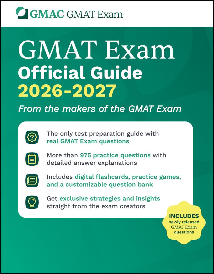 Produktbild: GMAT Official Guide 2026 - 2027 | Gmac (Graduate Management Admission Council)