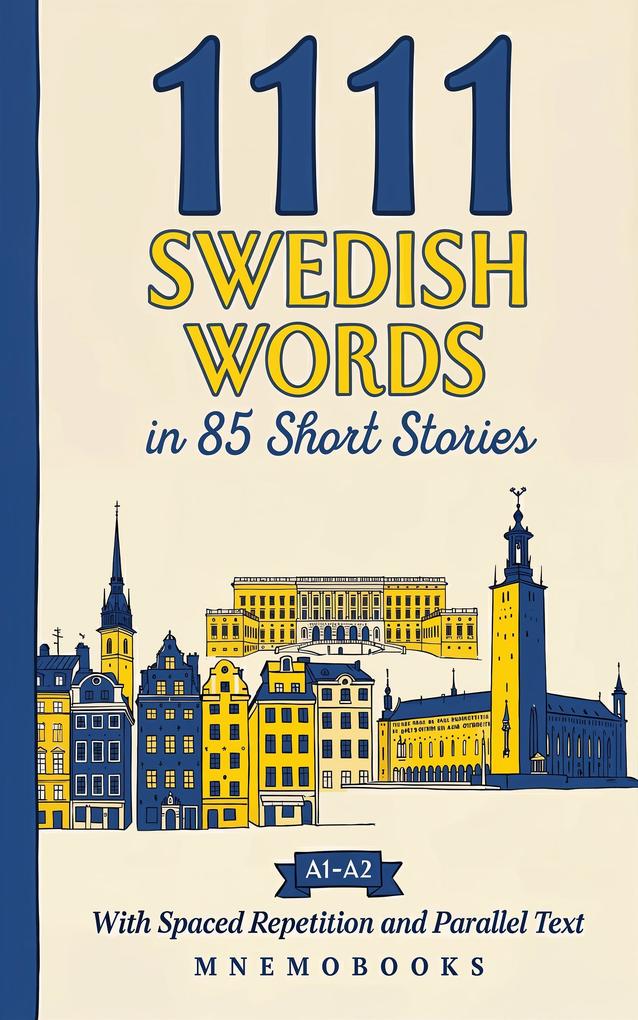 Produktbild: 1111 Swedish Words in 85 Short Stories | MnemoBooks