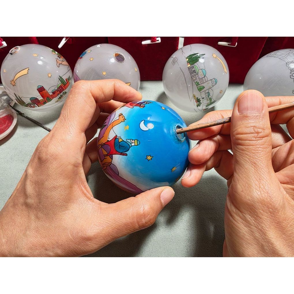 Weitere Ansicht: Christbaumkugel 2026 'Heilige Drei Könige'