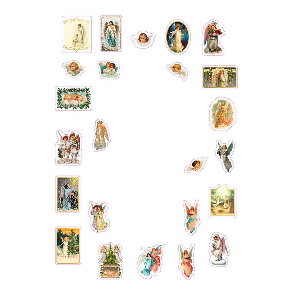 Weitere Ansicht: Sticker-Adventskalender 'Himmlische Boten'