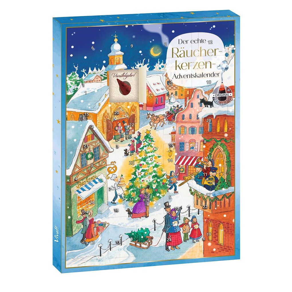 Weitere Ansicht: Der echte Räucherkerzen-Adventskalender