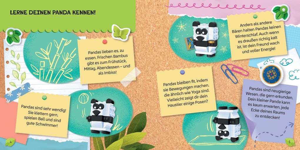 Weitere Ansicht: LEGO® Books - Mini-Tierfreunde - Panda